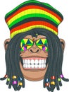 Chimpanzee Rastafarian