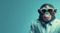 Chimpanzee In Sunglasses: A Bold And Innovative Retro Glamor