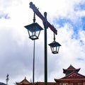 The Chin Swee Caves Temple is a Taoist temple in Genting Highlands, Pahang, Malaysia, scenery from a top Chin Swee Temple at Genti Royalty Free Stock Photo