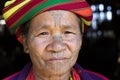 Chin tribe tattoed woman