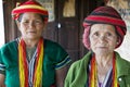 Chin tribe tattoed woman