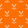 China animal pattern vector orange Royalty Free Stock Photo