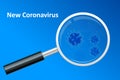 China battles Coronavirus outbreak. Coronavirus Outbreak, Travel Alert concept. The virus attacks the respiratory tract