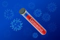 China battles Coronavirus outbreak. Coronavirus Outbreak, Travel Alert concept. The virus attacks the respiratory tract