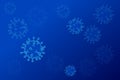China battles Coronavirus outbreak. Coronavirus Outbreak, Travel Alert concept. The virus attacks the respiratory tract