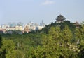 China Beijing cityscape-Jingshan Park Royalty Free Stock Photo