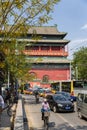 China, Beijing. Drum Tower - the oldest building in Beijing