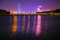 Beijing Olympic Park Night Scene