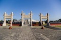 China, Beijing. Temple of Heaven (Tiantan), Erecting Clouds Gates (Yunmenyuli) and Circular Mound Altar Platform