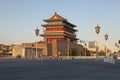 China. Beijing. Zhengyangmen Gate Royalty Free Stock Photo