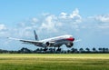 China cargo boeing 777 cargo aircraft landing