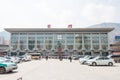 Lanzhou Railway Station in Lanzhou, Gansu, China.