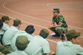 China college students military training activity 7