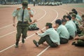 China college students military training activity 8