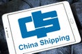 China container shipping logo Royalty Free Stock Photo