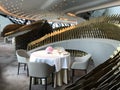 China Cotai Macao Macau Morpheus Hotel VIP Lounge Interior Design Restaurant Stylish Futuristic Architect Zaha Hadid Architecture