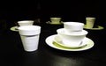 China cups on the table
