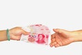 China currency Royalty Free Stock Photo