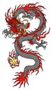 China dragon illustration Royalty Free Stock Photo