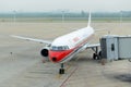 China Eastern Airlines A321 at Shenyang Airport, China Royalty Free Stock Photo