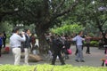 China elderly Recreational activities in the LIZHI parkÃ¯Â¼ÅSHENZHEN