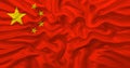 China flag and abstract background . Royalty Free Stock Photo