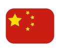 China flag illustrated