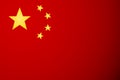 China flag vector Royalty Free Stock Photo