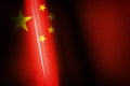 China Flags images Royalty Free Stock Photo