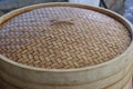 China food bamboo steam pan . Royalty Free Stock Photo