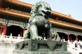 China Forbidden City Lion Royalty Free Stock Photo