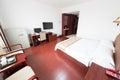 Isolation point-Hotel standard room Royalty Free Stock Photo