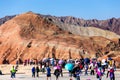 China Gansu Zhangye Danxia Geomorphic Geological Park