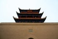 The first pass of the Great Wall in China - the Jiayuguan actinic gate