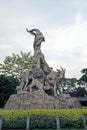 Yuexiu park of China, guangzhou wuyang stone sculpture.