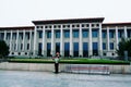 China guardian standing in front the China Building Royalty Free Stock Photo