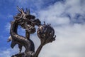 The Dragon Bronze in Yalong Bay  Sanya  China. There is a Dragon Bronze on the top of the Royalty Free Stock Photo