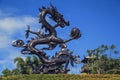 The Dragon Bronze in Yalong Bay  Sanya  China. There is a Dragon Bronze on the top of the Royalty Free Stock Photo