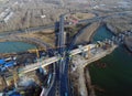 China high-speed railway construction scene.