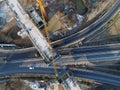 China high-speed railway construction site Royalty Free Stock Photo