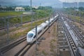 China High Speed train Royalty Free Stock Photo