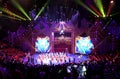 China International Circus Festival Zhuhai Hengqin Chimelong Clown Show Finale Bow Colorful Costume Acrobats Performance Entertain