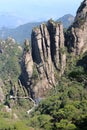 China jiangxi province sanqing hill mountain Royalty Free Stock Photo