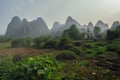 China and karst mountains Royalty Free Stock Photo