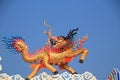 China kirin on the roof Royalty Free Stock Photo