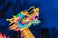 CHINA LIGHT-FESTIVAL at Cologne Zoo with many animals made of light bulbs and chinese light techniques