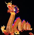 China lights dragon