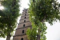 China luoyang historical building - the ancient city of luoyi wenfeng tower