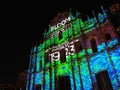 2019 Portuguese Cathedral Architecture Church China Macao Macau Light Festival Ruins of St. Paul Projection Mapping Performances