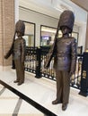 China Macao Macau Londoner Hotel Royal Guard on Stilts Crystal Palace British Guards Queen`s Life Guard Sculpture Stylish Interior Royalty Free Stock Photo